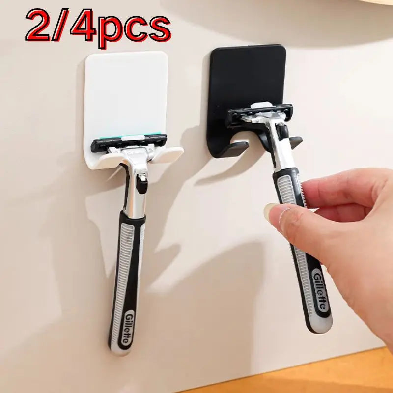 Adhesive Razor Holder for Bathroom Wall