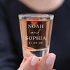 Personalized 45ml Wedding Shot Glasses