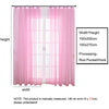 Silver Star Sheer Curtain with Hot Stamping Detail