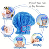 Quick-Dry Microfiber Shower Cap with Bowtie Detail