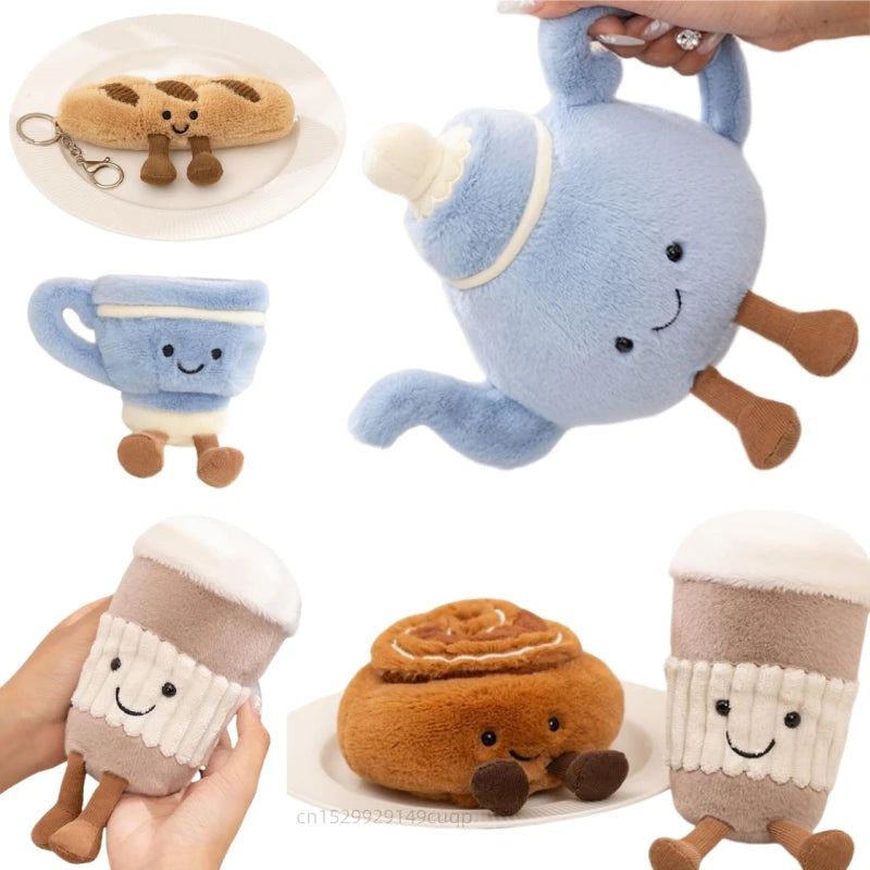 Adorable Food-Themed Plush Doll Collection