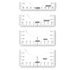 T-Shirt Alignment Ruler Set with Size Guide for Perfect Placement