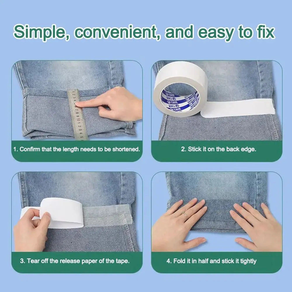 No-Sew Fabric Tape for Instant Hems & Repairs