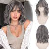 Short Wavy Bob Wig with Bangs