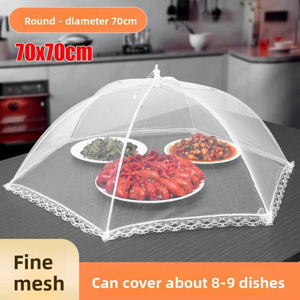 Foldable Mesh Food Cover for Outdoor Dining