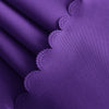 Round Solid Color Polyester Tablecloth for Weddings, Parties & Dining