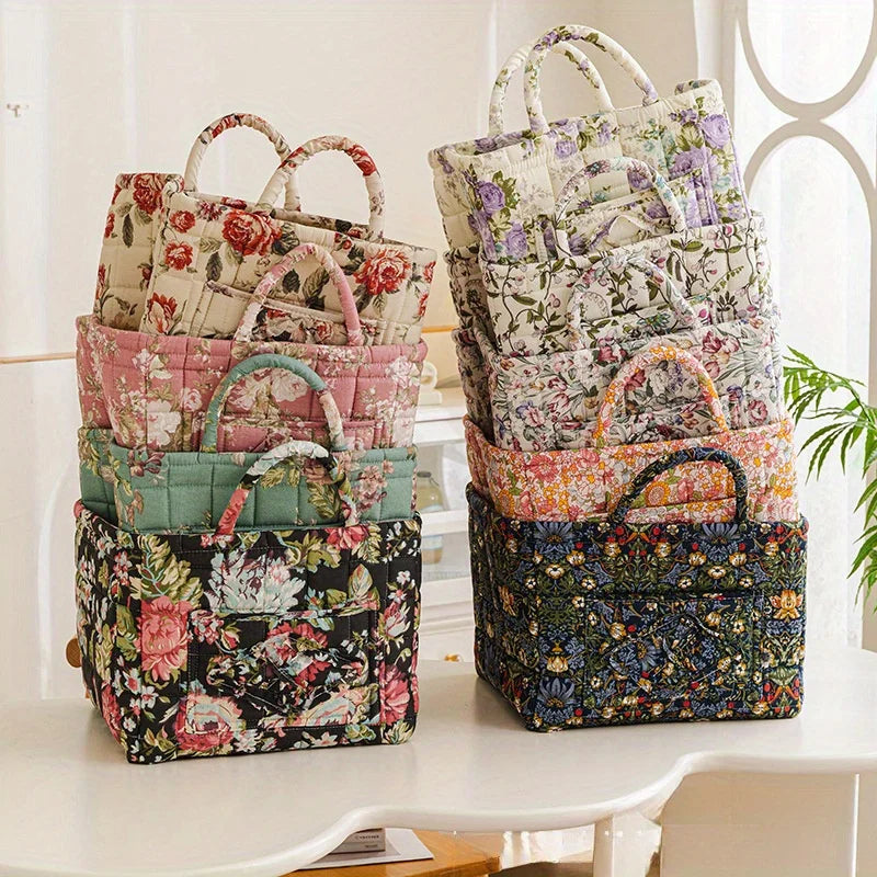 Floral Storage Bins with Handles