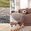 Stretch-Sofa-Bezug mit elastischem Saum