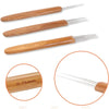 Wooden Dreadlock Crochet Hooks for Hair Styling (Set of 6)