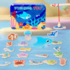 Montessori Wooden Magnetic Fishing Toy for Kids – Educational Marine Life Game