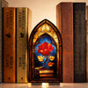 Acrylic Rose Gothic Arch Bookend for Bookshelf Decor