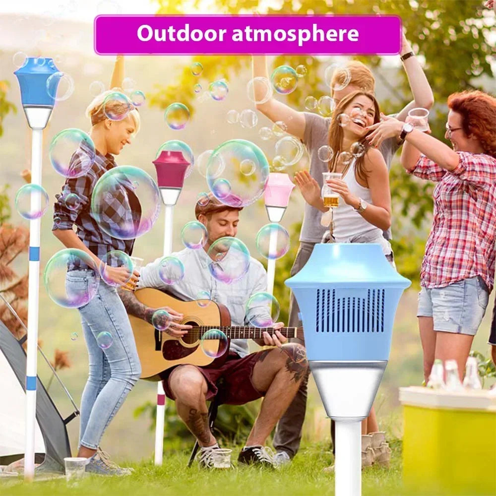 Stand Bubble Machine with Lights & Music for Outdoor Events