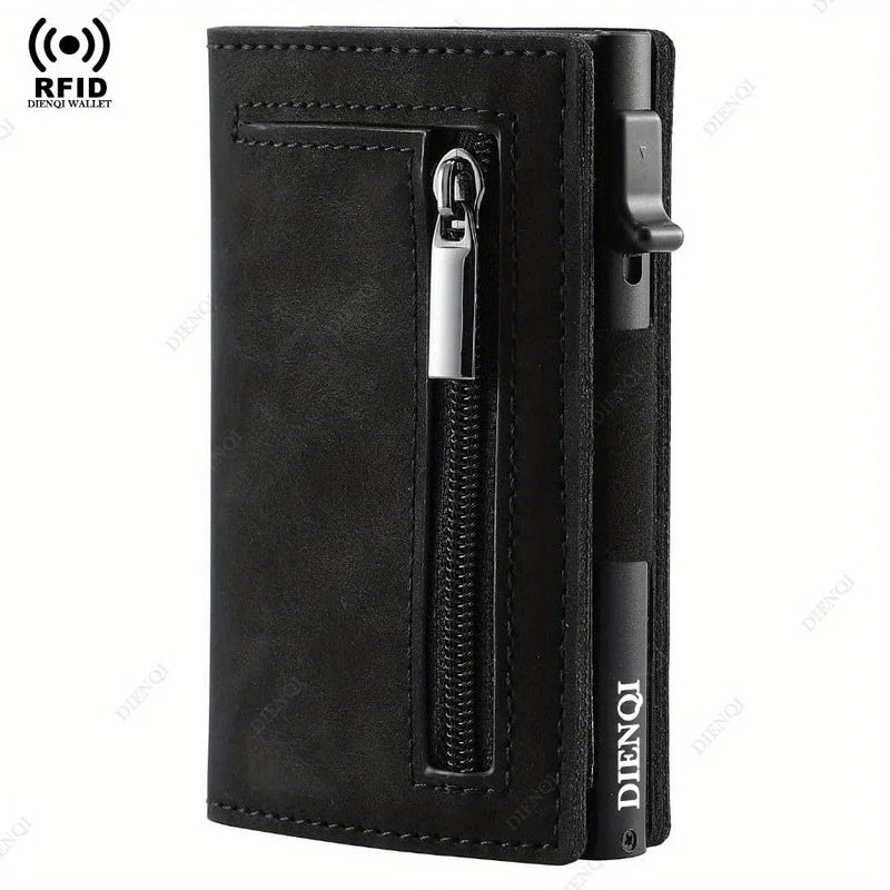 Minimalist RFID-Blocking Pop-Up Card Wallet