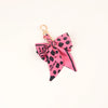 Chic Silk Bow Keychain with Ribbon Charm