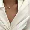 Collar de Borla de Cristal Elegante para Mujeres