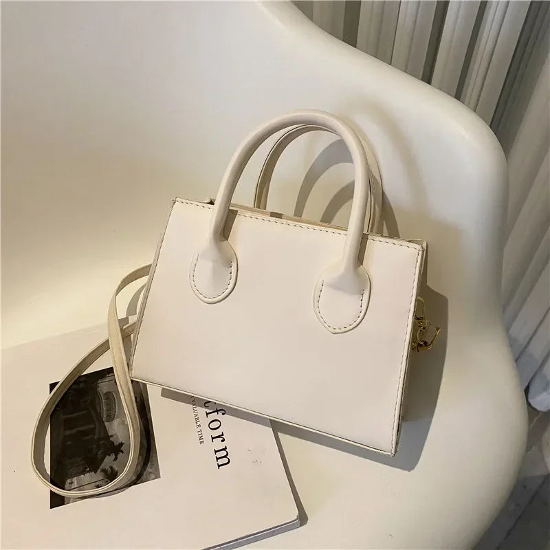 Minimalist Square PU Leather Crossbody Bag