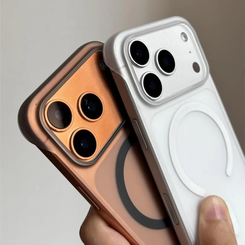 Ultra-Thin Matte Magnetic Phone Case with MagSafe Compatible Wireless Charging