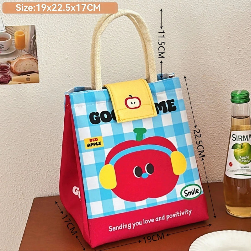 Isolierte Canvas-Lunchtasche