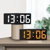 Modern LED Alarm Clock with Voice Control and Night Mode