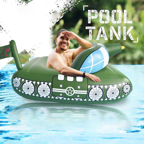 Inflatable Water-Spraying Tank Float