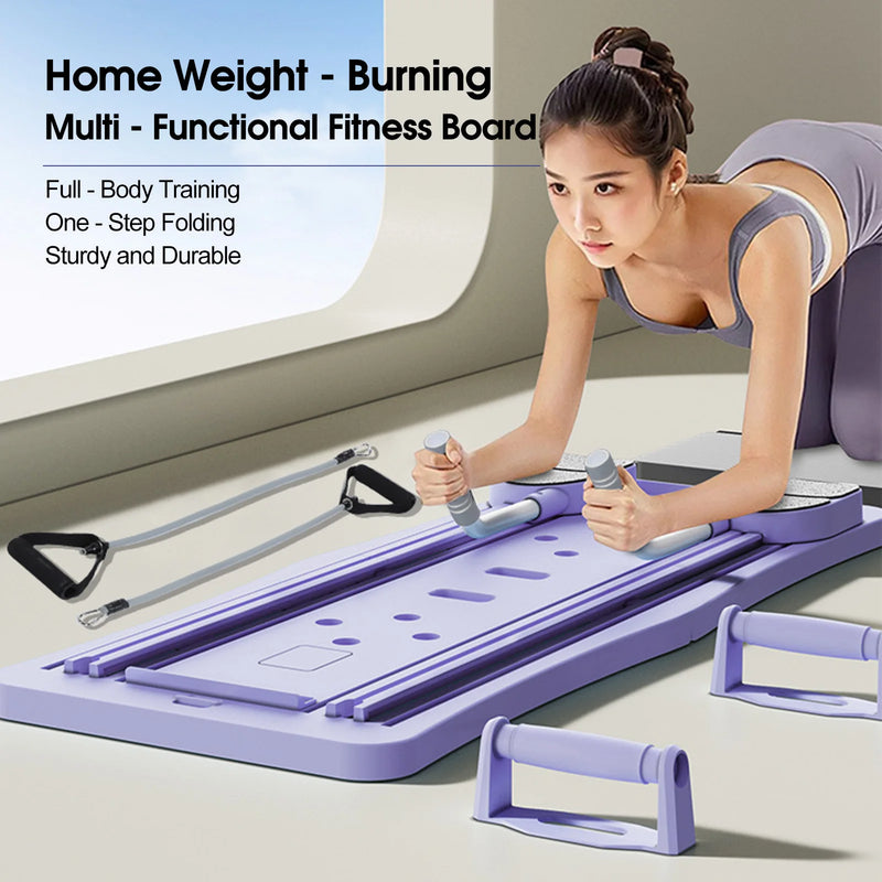 Faltbares 4-in-1 Pilates-Brett mit Core-Trainer