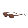 Retro Oval Sunglasses with UV400 Protection