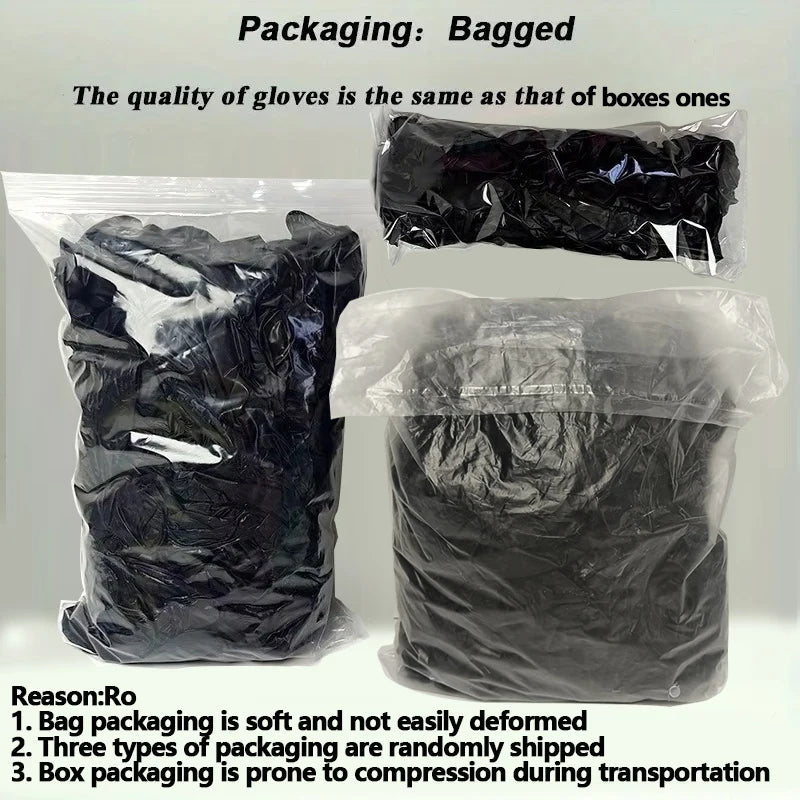 Black Nitrile Disposable Gloves – Latex-Free, Multi-Purpose