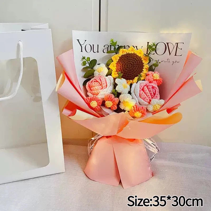 Handmade Crochet Flower Bouquet – Everlasting Gift for Any Occasion