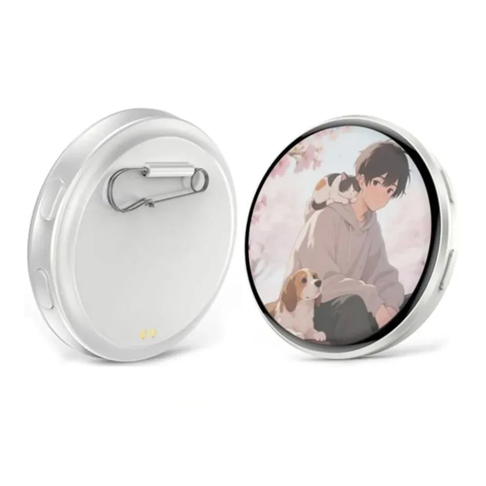 Dynamische HD Bluetooth E-Badge Display Pin