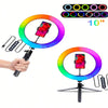 Dimmable RGB Ring Light with Tripod and Phone Holder