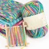 Section-Dyed Milk Cotton Yarn for Knitting and Crochet