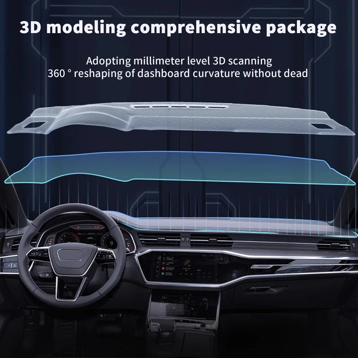 Custom Fit Dash Cover for Chevrolet Silverado 1999-2006