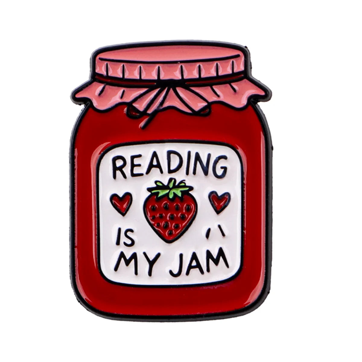 Just One More Chapter Enamel Pin for Book Lovers