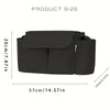 Multi-Pocket Stroller Organizer with Bottle Holders