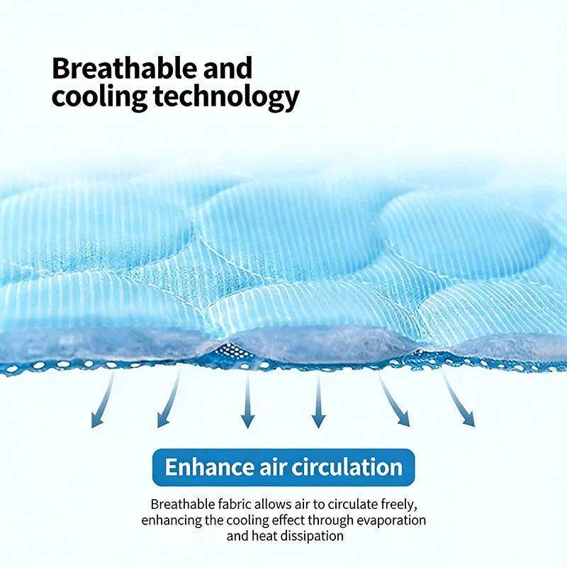 Breathable Ice Silk Pet Cooling Mat