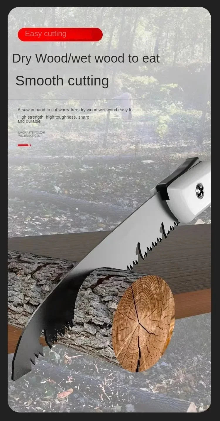 Folding Hand Saw for Gardening and Outdoor Use