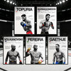 UFC Fighter Canvas Wall Art - MMA Boxing Poster for Gym & Man Cave Decor