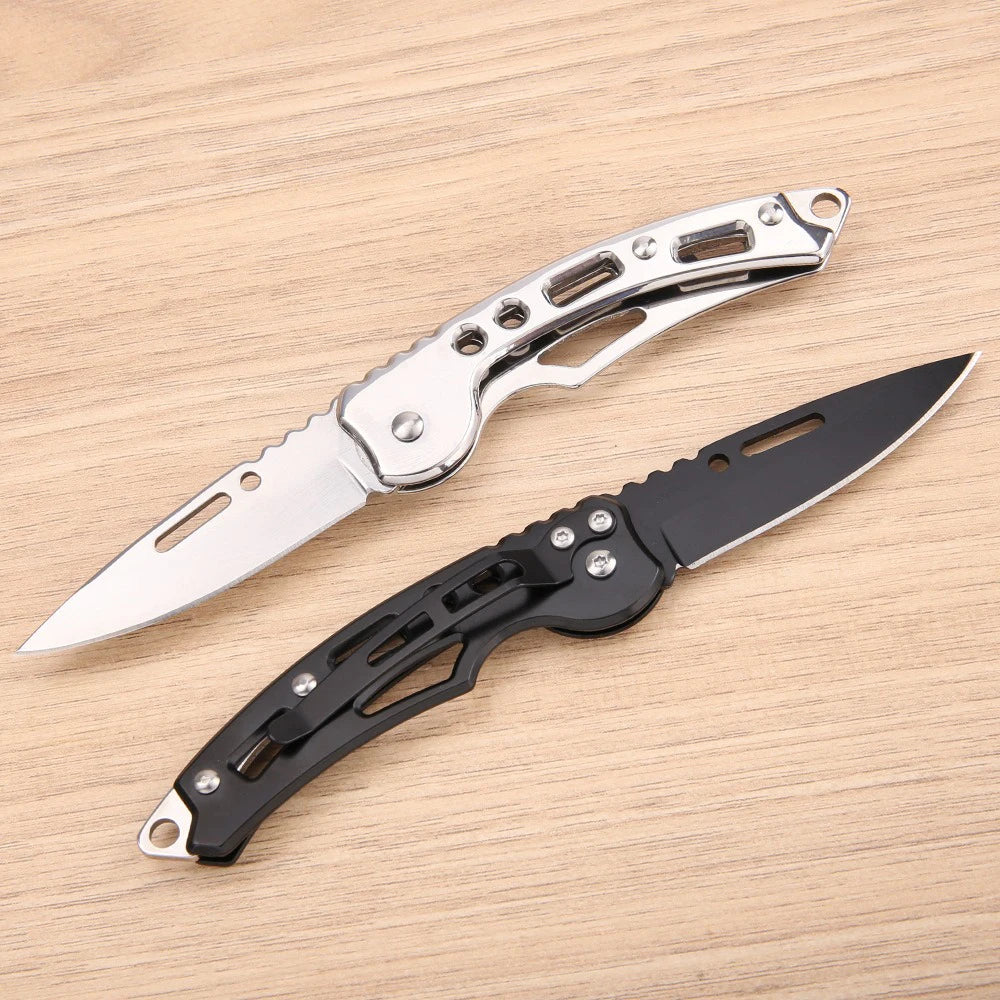Compact Stainless Steel Folding Knife for Outdoor Adventures