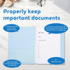 Organisateur de Documents Portable avec Rangement Multi-Poches