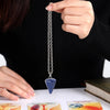 Wooden Divination Pendulum Board with Crystal Necklace