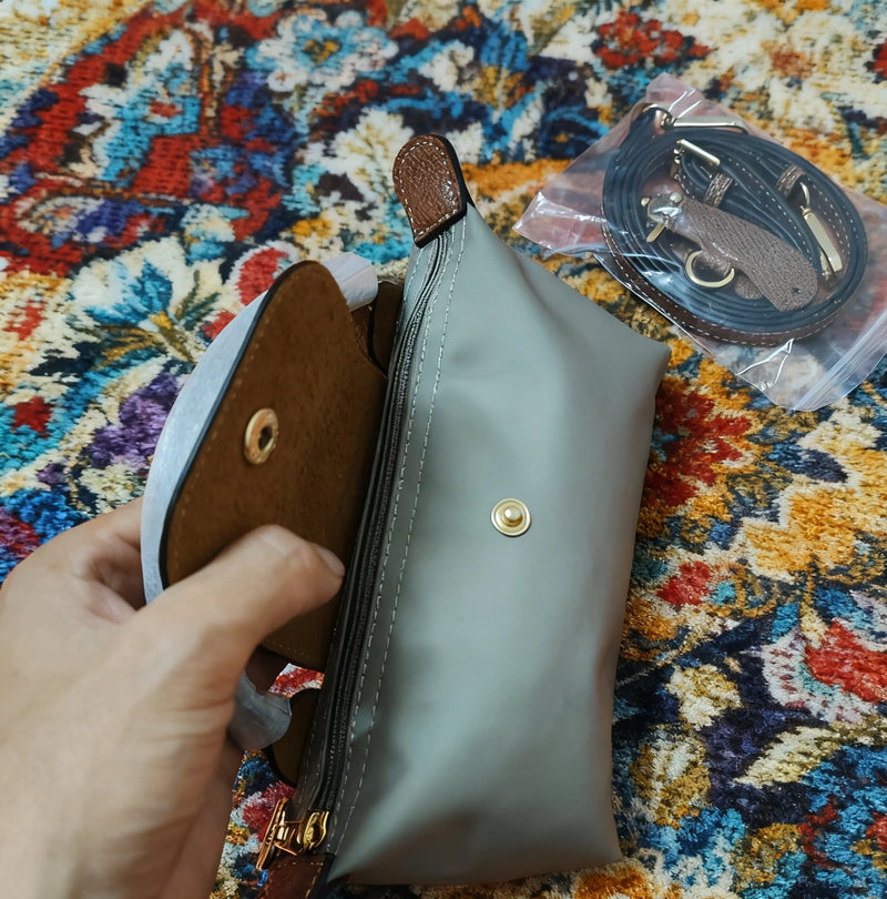 Retro Nylon Mini Crossbody Bag