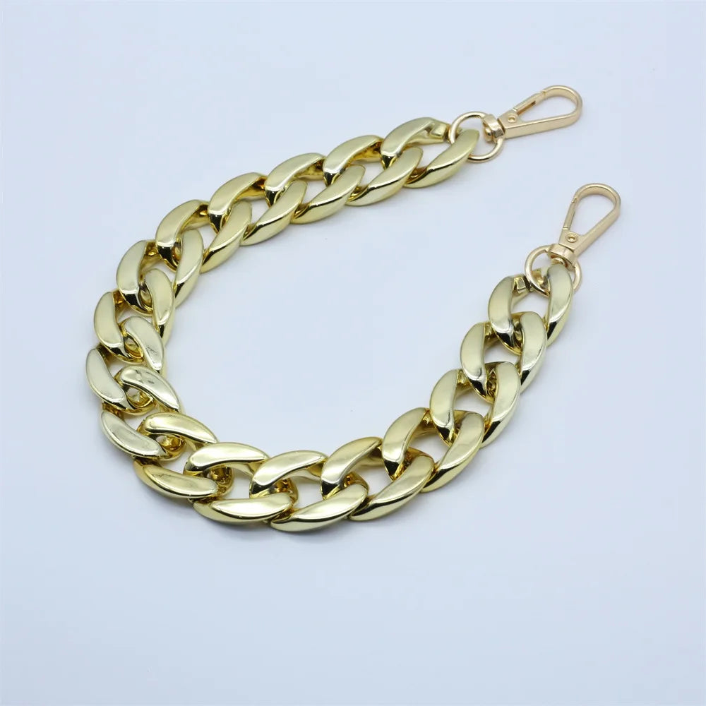 Vibrant Acrylic Bag Chain – Multicolor Shoulder & Phone Strap