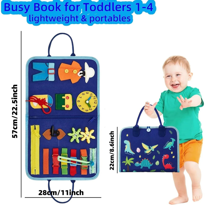 Montessori Transportation Busy Board for Toddlers
