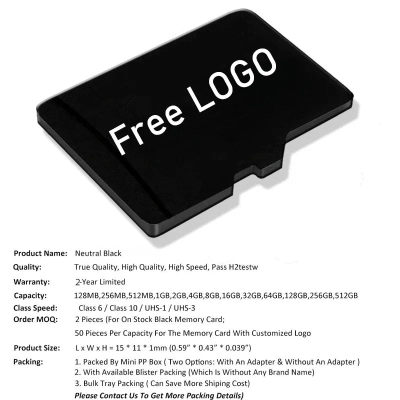 High-Speed microSD Memory Card with Adapter