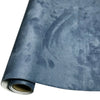 Roll of dark blue suede fabric for DIY car interior and home decor