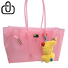 Y2K Pink Jelly Tote Bag