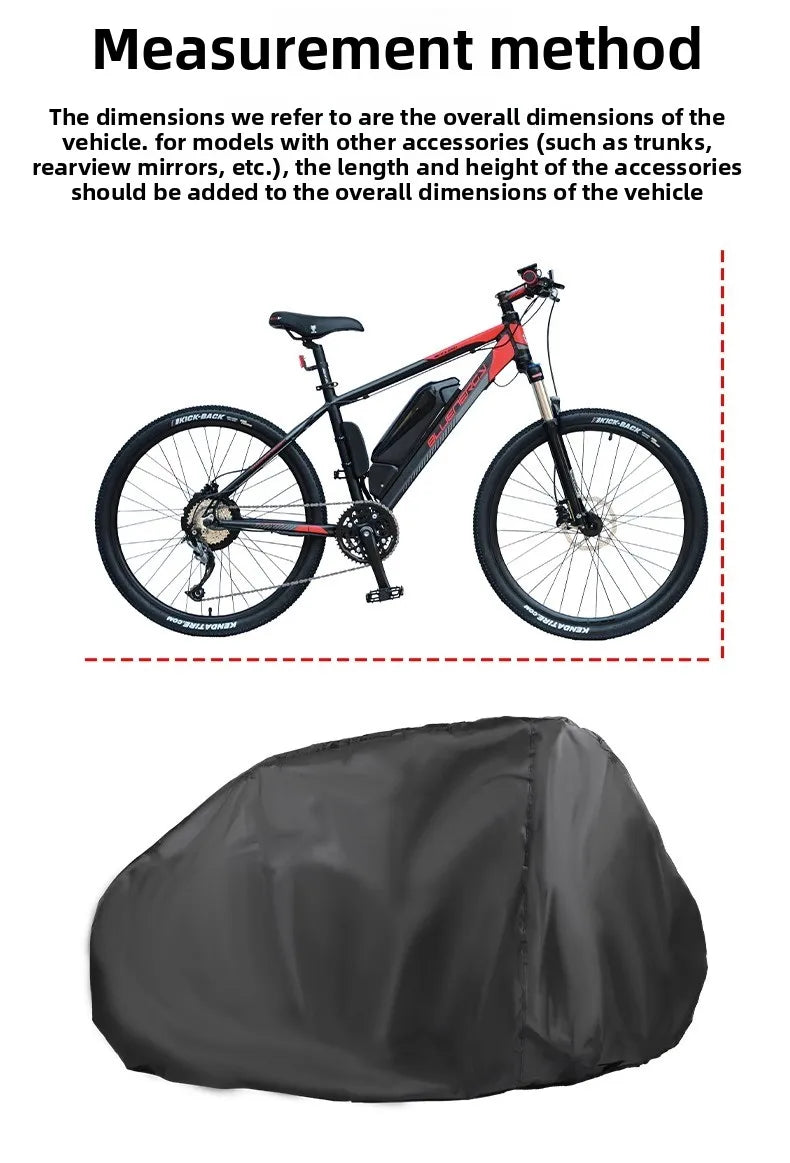 Waterproof Bicycle Cover for Outdoor Storage