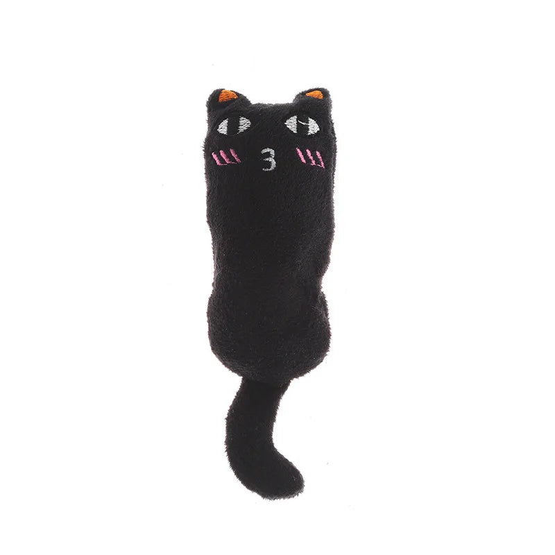 Interactive Plush Cat Toy with Squeaker and Catnip