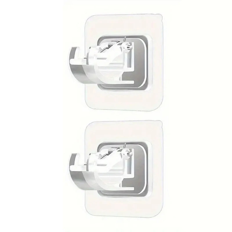 Self-Adhesive Adjustable Curtain Rod Brackets