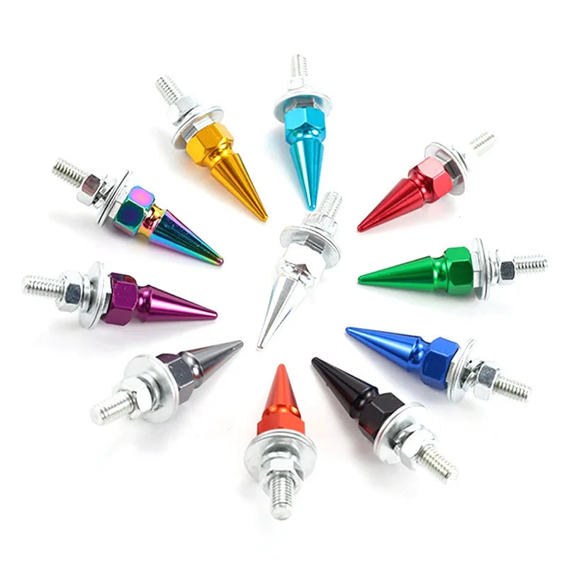 M6 License Plate Screw & Nut Set with 6-Point Thread Repair Tool